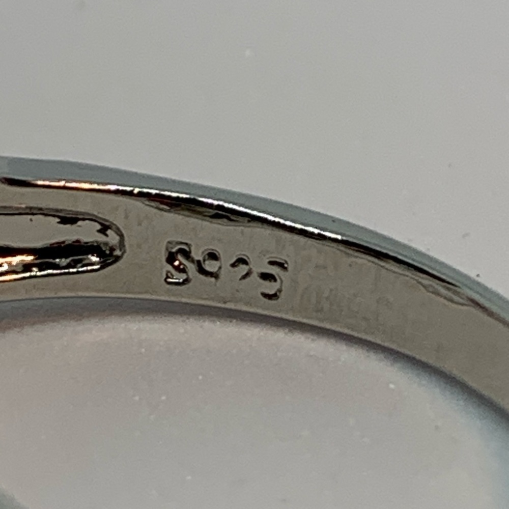 BAND OF HEARTS WITH WHITE SAPPHIRES RING - Picture 4 of 5